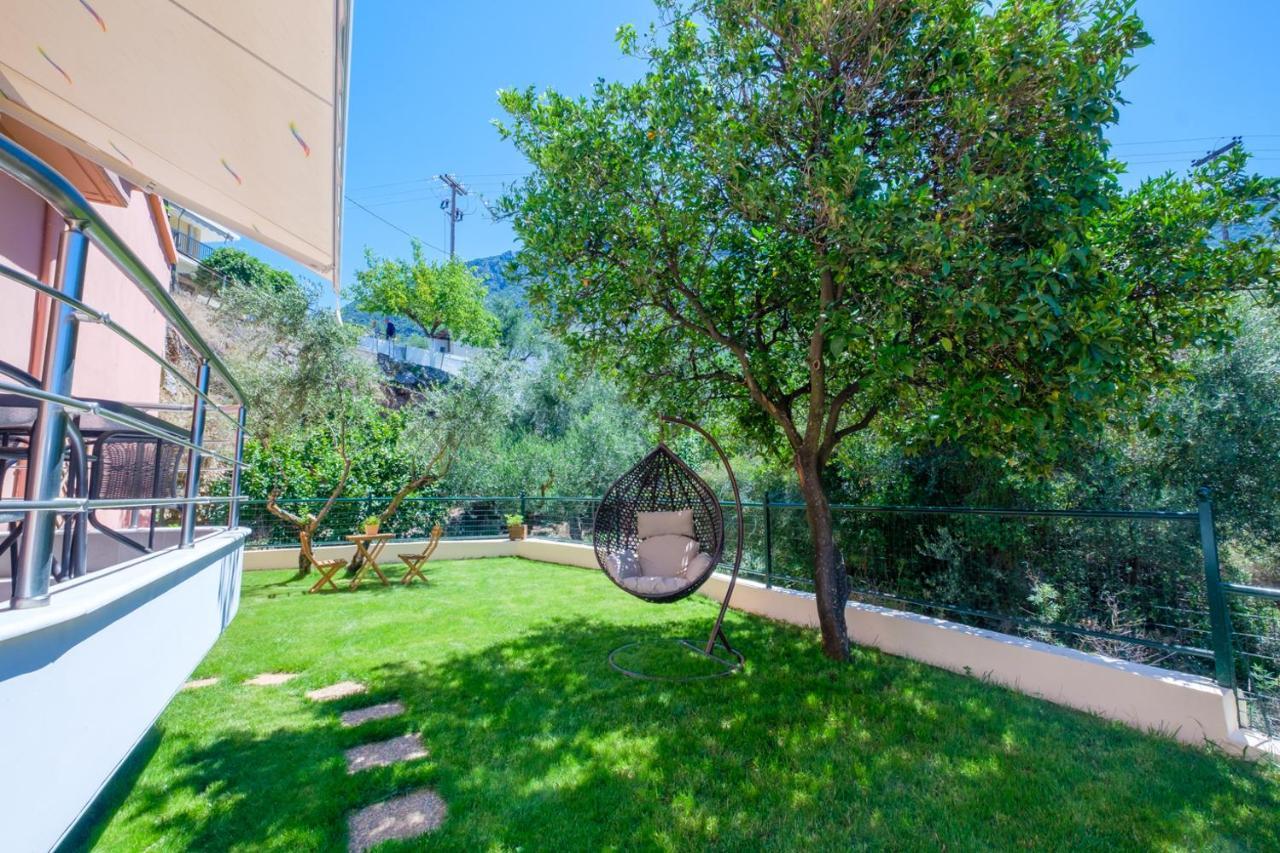 Almyros Aktis Private Garden Apartment กาลามาตา ภายนอก รูปภาพ