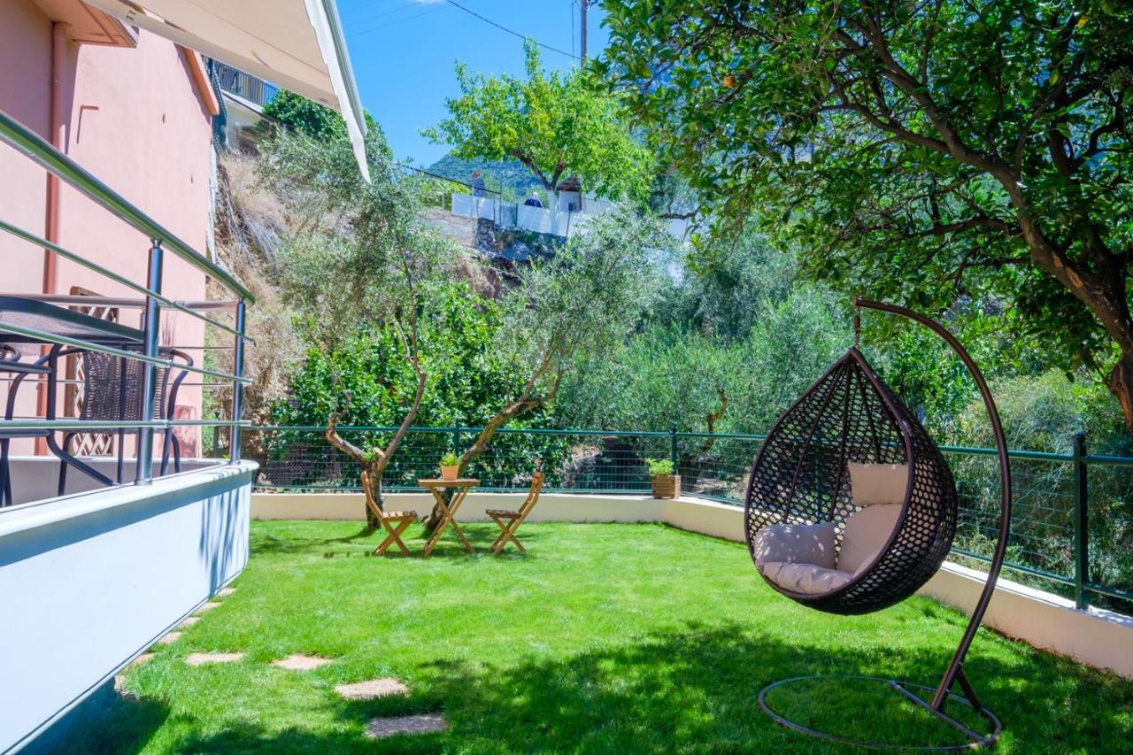 Almyros Aktis Private Garden Apartment กาลามาตา ภายนอก รูปภาพ